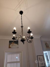 LAMPADARIO  FERRO. BATTUTO