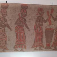 Arazzo Africano prima meta' del 900 pezzo unico