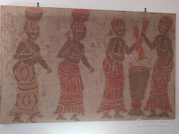 Arazzo Africano prima meta' del 900 pezzo unico