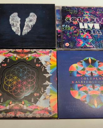 4 CD Album original Coldplay PERFETTI come nuovi