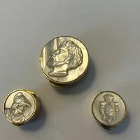 Set 3 Portapillole Salimbeni Argento e Madreperla