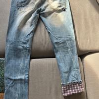 Jeans uomo Alcott taglia 48 – Risvoltino quadretto