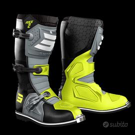 Stivali Cross SHOT RACE 2 Black grey neon yellow