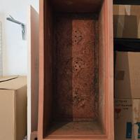 n. 3 vasi compresi di sottovaso materiale plastico