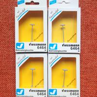 Scala N 1:160 - 4 lampioni da banchina di stazione