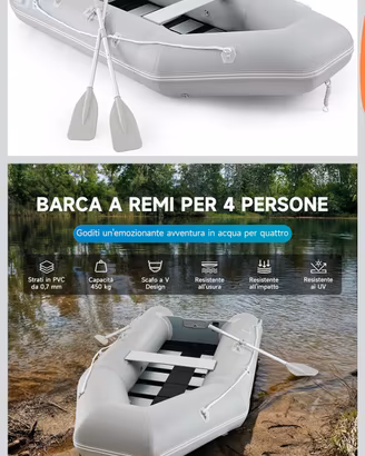 gommone gonfiabile 3 mt e motore elettrico NUOVI