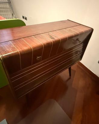 1950/1960 vintage radio records console