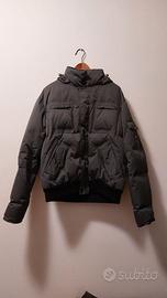 giubbotto bomber vera piuma come nuovo