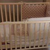 Culla in legno colore beige