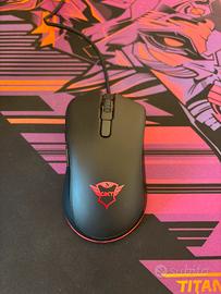 Mouse gamimg Trust GXT illuminazione RGB come nuov