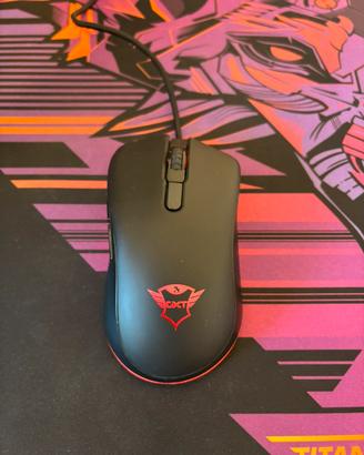 Mouse gamimg Trust GXT illuminazione RGB come nuov