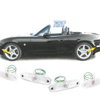 FRECCIE LATERALI PER MAZDA MX5 89-05 BIANCO