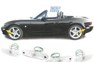 FRECCIE LATERALI PER MAZDA MX5 89-05 BIANCO