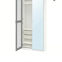 armadio pax ikea con ante a specchio  