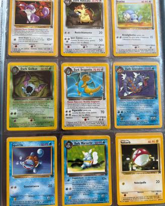 Lotto Carte Pokémon Team Rocket Vintage