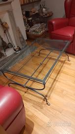 tavolino salotto ferro battuto Cantori