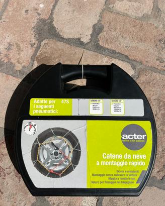 Catene da Neve Acter 9mm- Nuove Sigillate