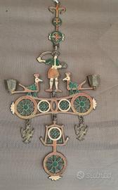 Croce ortodossa bizantina sospesa - Croce greca -