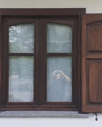  finestre e scuri monoblocco in douglas