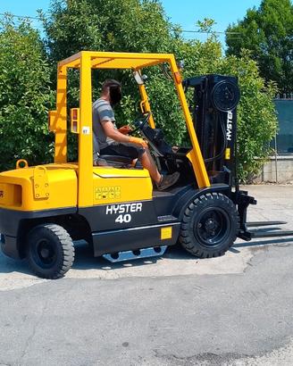 S163- MULETTO HYSTER 25 Q TRIPLEX DIESEL