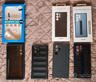 Cover  Samsung S22 ultra 4 pezzi