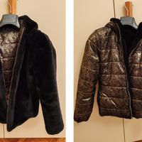 Giacca reversibile Guess nera/oro