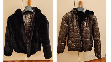 Giacca reversibile Guess nera/oro