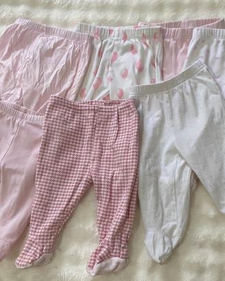 Set leggings neonata – 7 pezzi – 1–3 mesi