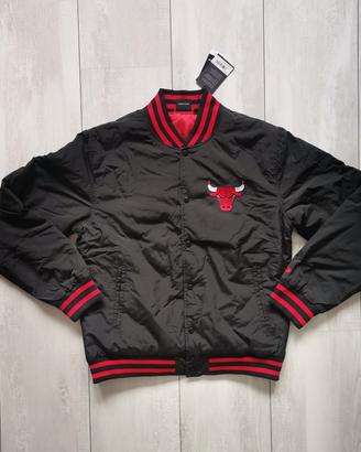 new era chicago bulls script back bomber