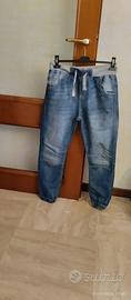 pantalone tuta tipo jeans