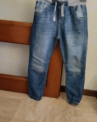 pantalone tuta tipo jeans