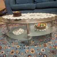 Tavolino tavolo per soggiorno vetro termperato