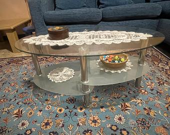 Tavolino tavolo per soggiorno vetro termperato