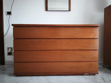 Set Camera Vintage: Comò 5 Cassetti + 2 Comodini