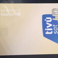 Tessera scheda Tivùsat gialla  