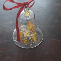 Campanella di vetro decorazione per albero natale