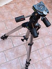 Cavalletto Manfrotto 074 + testa 029 MK2