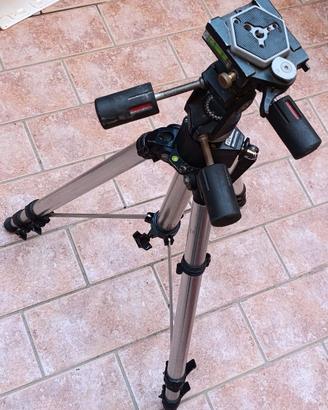 Cavalletto Manfrotto 074 + testa 029 MK2