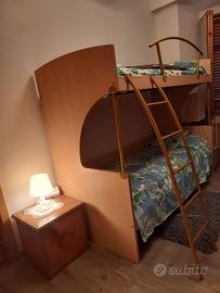 Letto a castello in legno