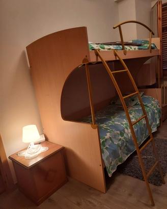 Letto a castello in legno