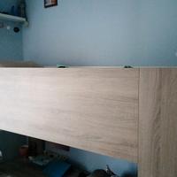 Letto a soppalco con scrivania