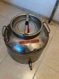 Contenitore inox alimenti bidone