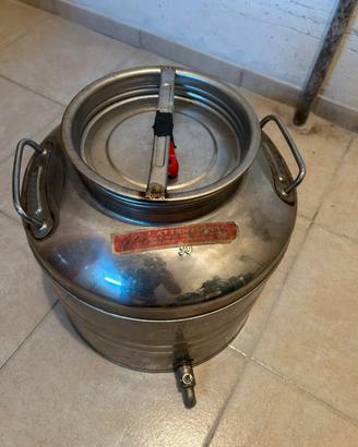 Contenitore inox alimenti bidone