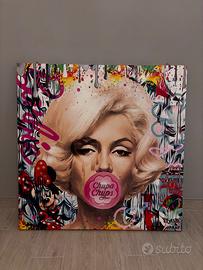 Quadro Pop Art Esclusivo: Marilyn Monroe & Chupa C