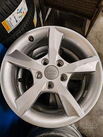 4 CERCHI 16 POLLICI ORIGINALI AUDI A4 GOLF LEON