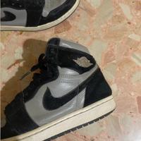 jordan 1 nere e grigie