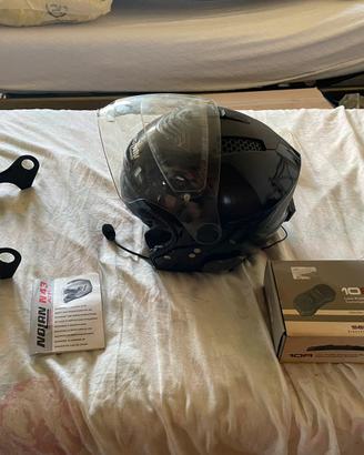 Casco nolan n43 air tg S con interfono sena 10r