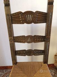 sedia artigianale sarda