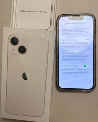 APPLE Iphone 13 mini 128 GB  batt. 100%  PERFETTO