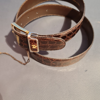 Cintura in coccodrillo